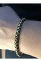 Men's Steel Bracelet - Polo Model Gold Design 1 Steel V Rope Detailed - 8