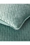 Wicker Velvet Double Bedspread Set Green - 3
