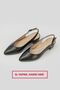 Women's Black Genuine Leather Heeled Shoes Size 35-41 - 3