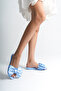 Satin Bow Detailed Bridal Slippers