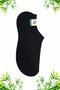 10 Pairs Black Color Bamboo Short Invisible Sneaker Socks - 2