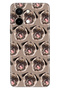 Vivo Y28 Compatible Case Silicone Patterned Vivoy28 Cover Pug Pug Dog