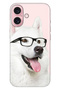 Case for iPhone 16 Silicone Patterned Iphone16 Cover Prof Dog