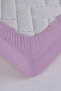 Single Combed Cotton-Lycra Elastic Sheet - 100% Cotton-Elastane, 120×200, 200 Gr/M2 - 4