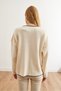 Women's Ecru Collar and Pocket Detailed Knitwear Sweater Kzk- 19000810 - 6