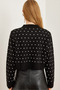 Women's Black Heart Detail Crop Knitwear Sweater Kzk- 19000805 - 6