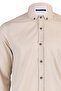 Stone Buttoned Collar Epauletted Slim Fit Long Sleeve 100% Cotton Shirt TMNSS20GO0189 - 7