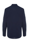 Koyu Lacivert Slim Fit Basic Hakim Yaka Apoletli %100 Pamuklu Gömlek TMNSS20GO0188 - 7