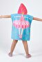 Ballerina Pattern Children's Poncho Beach Towel - 4