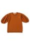 Balloon Sleeve Sweat Kids Tile Organic Cotton - 4