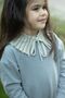 Pleated Knitted Collar Gray Organic Cotton - 2