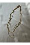 Triplet Italian Chain Stainless Steel Çelik Kolye