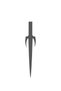 Gray Car Hood Strip Sticker - Sword Design, 60x25 cm - 3