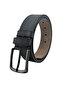 Men's Black Oversize Sports Belt - 2