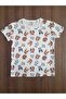 Short Sleeve Patterned Children's Pajama Set #printedchildrenpijamasuit #laundrybahçesi #shortkollupijamasuit - 3
