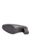 Black Women's High Heels - Blunt Toe, Crystal Square Buckle, Laser 3432328 - 5