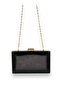 Black Color Skin Leather Matte Leather Evening Bag Evening Bag Engagement Wedding Bag Clutch Bag