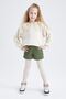 Girls' Velvet Shorts Socks Set of 2 Y5695A622Wn - 5