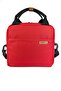 Red Waterproof Thermal Hot Cold Picnic Camping Lunch Bag Nutrition Shoulder Bag