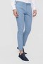 Men's Blue Piefti Cotton Side Pocket Sport Cut Slim Fit Slim Fit Trousers - 4