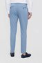 Men's Blue Piefti Cotton Side Pocket Sport Cut Slim Fit Slim Fit Trousers - 6