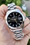 Silver Black Color Men's Wristwatch with Calendar - 5