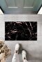 Multi-Purpose Digital Printing Black Marble Indoor And Outdoor Door Mat