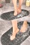 Massage Silicone Bath Mat with Suction Cup Bathroom and Shower Non-Slip White Color - 3