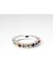 Steel Vip Colorful Zirkontas 2-Piece Ring (with Elastic) - 2
