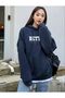 Women's Better Be Here Go Printed Cotton Hooded Sweatshirt - 3
