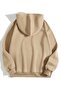 Unisex Saturn Printed Oversize Hooded Hoodie - 2