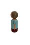 Wooden Painted Peg Dolls - Fun Colorful Pegdoll - 2