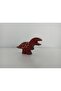 Wooden Toy Dinosaurs - Burgundy Dinosaur - 5