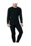Children's Thermal Suit Long Sleeve Thermal Bady Tights Girls Boys Black Thermal Bodysuit - 2