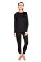 Adult Thermal Black Underwear Set - Active - 2