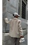 Oversize Soft Stamp Blazer - Lined and Pocketed, Pinterest Model - 3