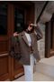 Stitched Lining Single Button Oversized Loose Fit Medium Length Pinterest Equivalent Coat Blazer Jacket