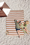 8-10 Person Foldable Washable Camping Tent - 180x270 Mat Beach Picnic Straw Garden Rug Rug - 2