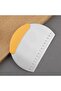 Stainless Steel Measured Dough Cutting Apparatus Cutter Scraper Pastry Shaping Spatula - 6