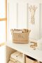3-Piece Jute Linen Giraffe Closet Laundry Children's Room Toy Organizer Storage Basket Organizer - 2