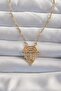 Steel Gold Serenay Necklace (45 cm)