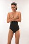 Women's Black Belly Slimming Waist Slimming Underbust Corset Dr106 - 2