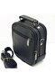 Fashion Men's Handbag 19x15 Cm Size Faux Leather Black - 5