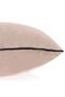 Pile Cushion Pillow Case Salmon Color 50X30 - 2