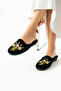 Daisy Embroidered Soft Winter Women's Home Slippers