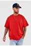 Oversize Red Basic T-shirt
