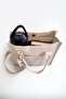 Canvas Mini Tote Bag, Crossbody Shoulder and Handbag - 3