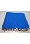 Handmade Coin Sequin Writing, Cheesecloth Yemeni, Scarf, 4 Edges Embroidered - 4