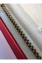 Men's Steel Bracelet - Polo Model Gold Design 1 Steel V Rope Detailed - 3