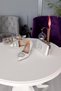 Bag Box Set Mother of Pearl Satin 7cm Heeled King Stone Evening Dress Stiletto Women's Shoes - 3